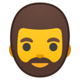 男:胡子emoji素材一 160x160像素