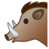 野猪emoji素材一 160x160像素