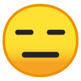 无表情的脸emoji素材一 160x160像素