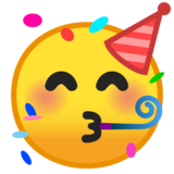 节日庆祝脸emoji素材一 160x160像素