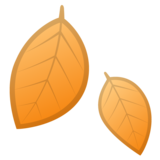 落叶emoji素材一 160x160像素