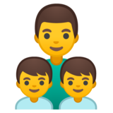 家庭:男人,男孩,男孩emoji素材一 160x160像素