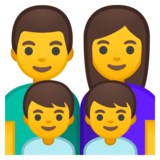 家庭:男人,女人,男孩,男孩emoji素材一 160x160像素