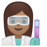 女科学家:中等肤色emoji素材一 160x160像素