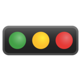 水平交通灯emoji素材一 160x160像素
