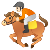 赛马:浅肤色emoji素材一 160x160像素