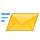 传入信封、放入信封emoji素材一 160x160像素