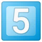 键帽数字5emoji素材一 160x160像素