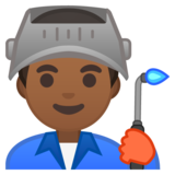 工厂男人:中深色肤色emoji素材一 160x160像素