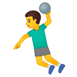 玩手球的男人emoji素材一 160x160像素