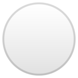 白色圆圈emoji素材一 160x160像素