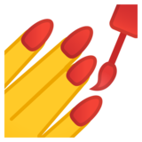 涂指甲油的手emoji素材一 160x160像素