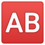 AB按钮(血型)emoji素材一 160x160像素