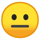 平淡的脸emoji素材一 160x160像素