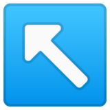 左上箭头emoji素材一 160x160像素