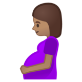 孕妇:中等肤色emoji素材一 160x160像素