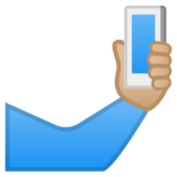 自拍:中等偏浅肤色emoji素材一 160x160像素