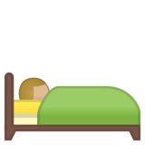 卧床者:中浅肤色emoji素材一 160x160像素