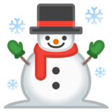 雪人emoji素材一 160x160像素