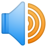 扬声器高音量emoji素材一 160x160像素