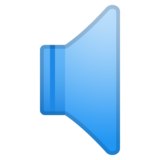 扬声器音量低emoji素材一 160x160像素