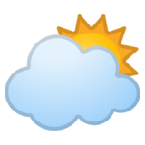 大云后的太阳emoji素材一 160x160像素