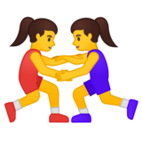 女子摔跤emoji素材一 160x160像素