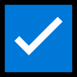 带复选框的复选框emoji素材一 160x160像素