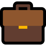 公文包emoji素材一 160x160像素