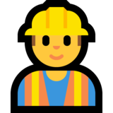 建筑工人emoji素材一 160x160像素