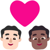 情侣: 男人男人较浅肤色中等-深肤色emoji素材一 160x160像素