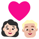 情侣: 女人男人较浅肤色中等-浅肤色emoji素材一 160x160像素