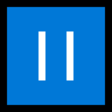 暂停按钮emoji素材一 160x160像素