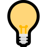 灯泡emoji素材一 160x160像素