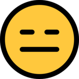 无表情的脸emoji素材一 160x160像素