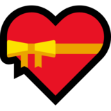心形礼物emoji素材一 160x160像素