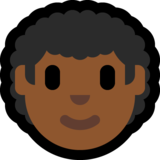 男士:中深色肤色,卷发emoji素材一 160x160像素