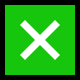 十字标记按钮emoji素材一 160x160像素