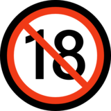 十八岁以下没有人emoji素材一 160x160像素