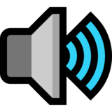 扬声器高音量emoji素材一 160x160像素