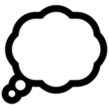 思想气球emoji素材一 160x160像素