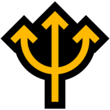 三叉戟徽章emoji素材一 160x160像素