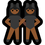 有兔子耳朵聚会的女人,5型emoji素材一 160x160像素