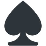 黑桃纸牌emoji素材一 160x160像素
