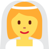 戴面纱的新娘emoji素材一 160x160像素