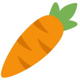 胡萝卜emoji素材一 160x160像素