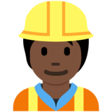 施工人员:深色肤色emoji素材一 160x160像素