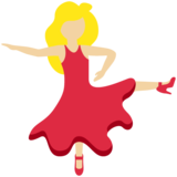 女子舞蹈:中浅肤色emoji素材一 160x160像素