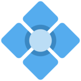 带点的菱形emoji素材一 160x160像素