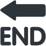 结束箭头emoji素材一 160x160像素